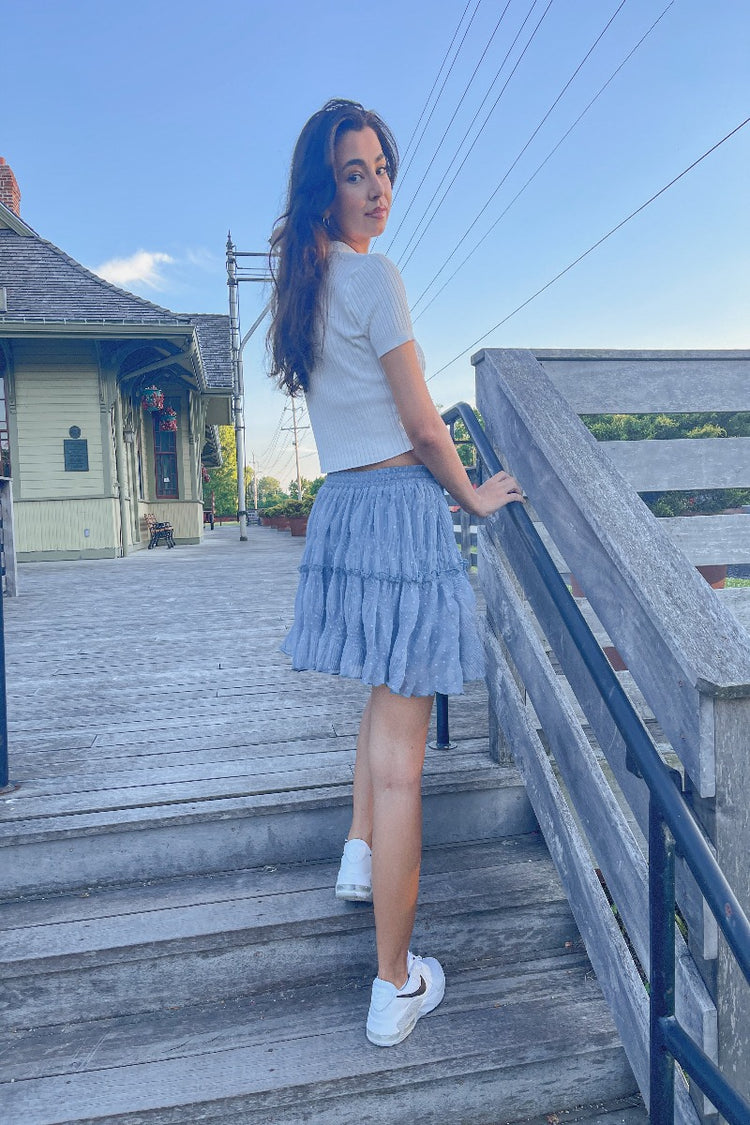 Jasmine Skirt Sky Blue