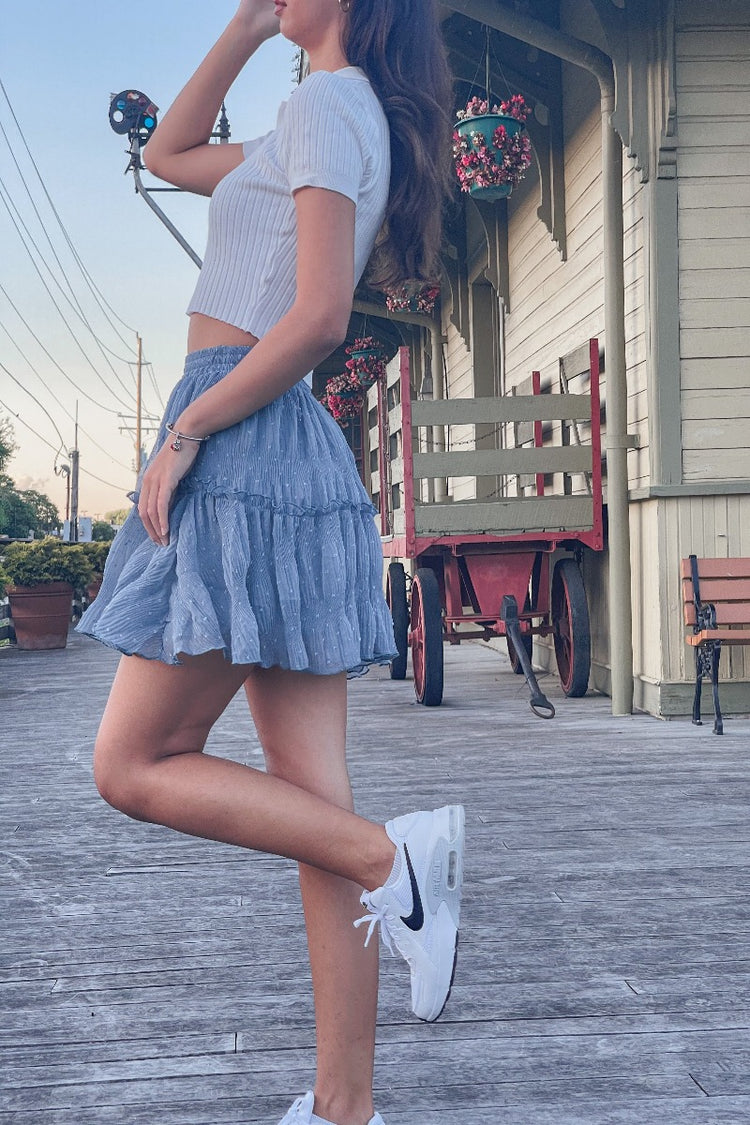 Jasmine Skirt Sky Blue