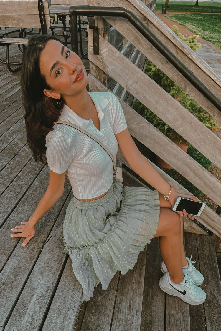 Jasmine Skirt Sage Green
