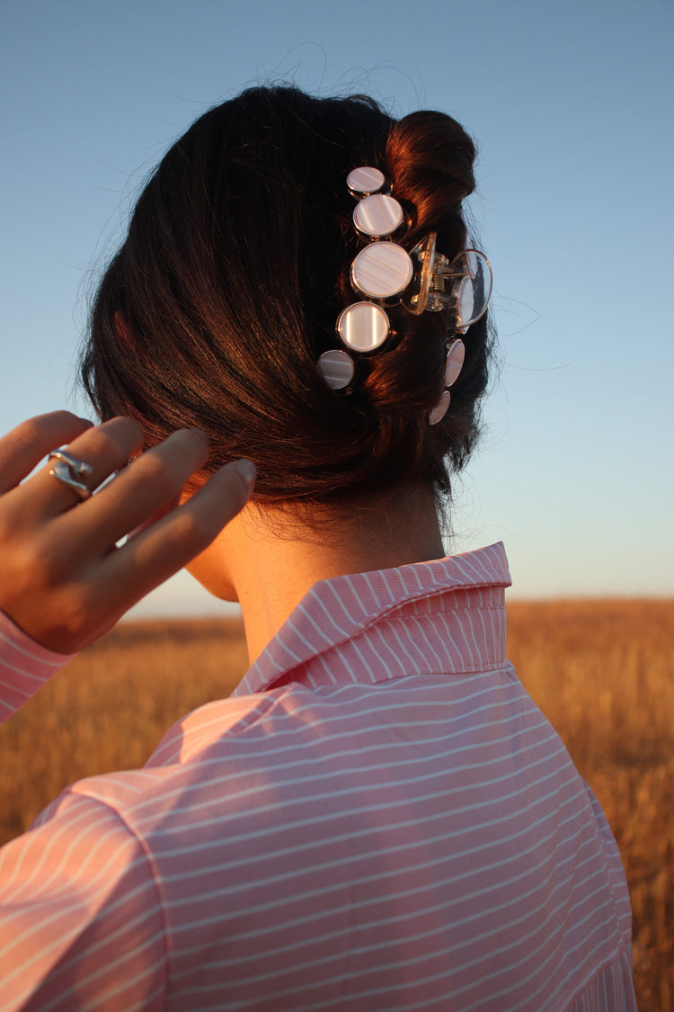 Marble Claw Clip