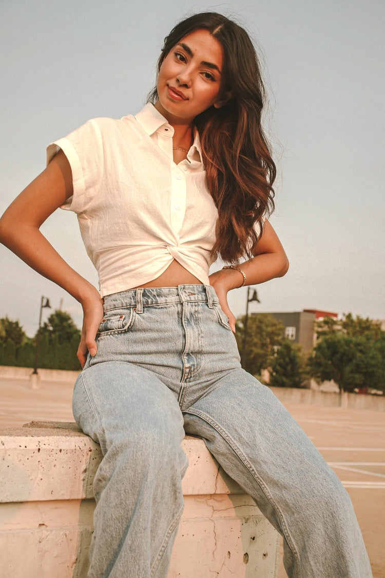 Twist Top Off White