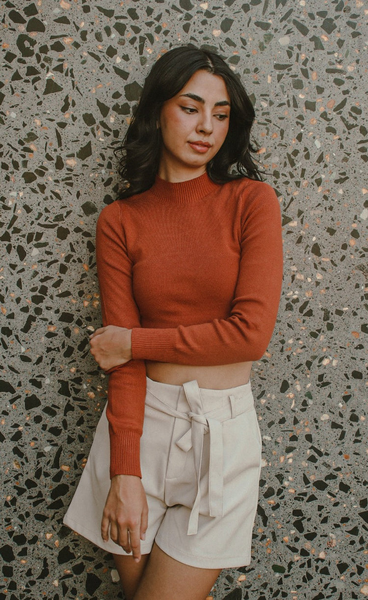 Love Me Top Amber Brown
