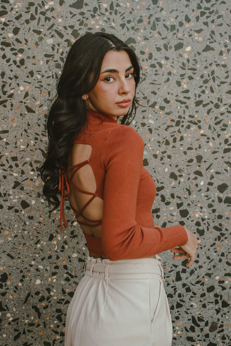 Love Me Top Amber Brown