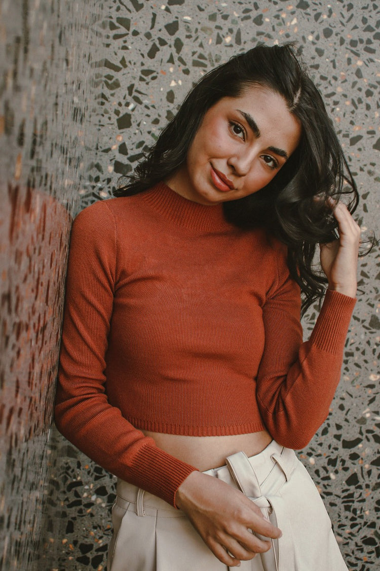 Love Me Top Amber Brown