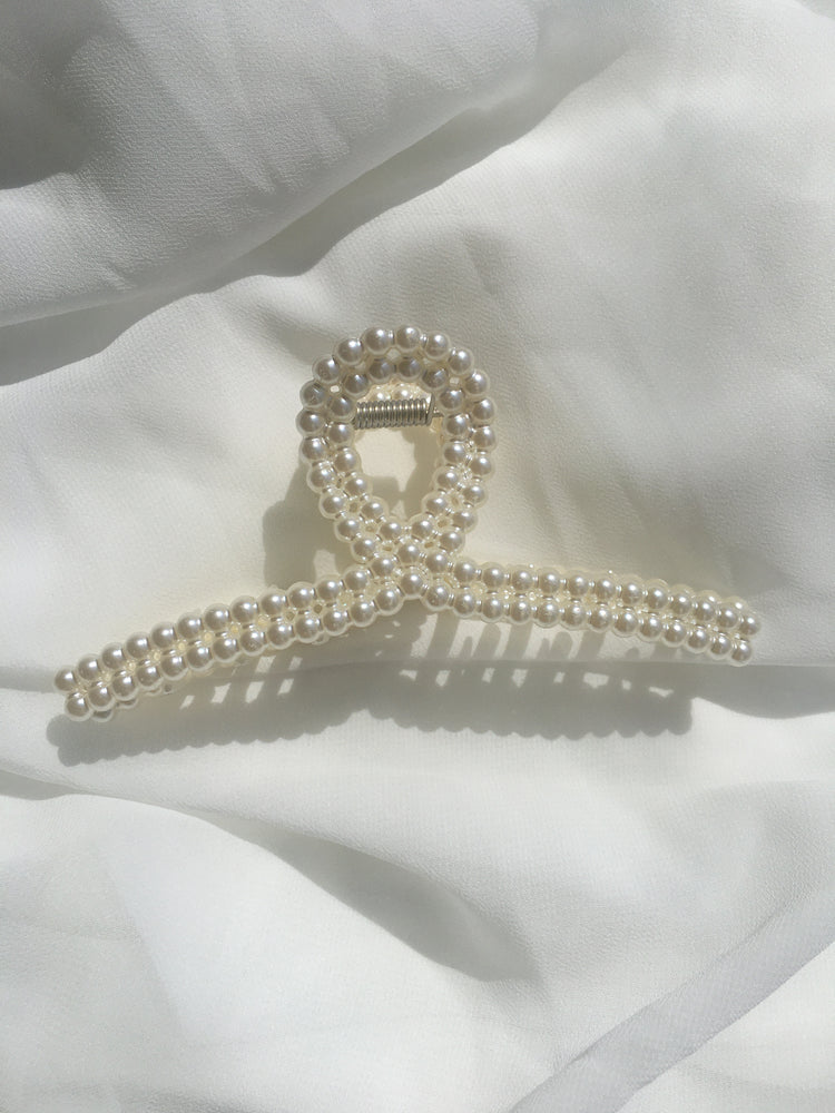 Pearl Double Layer Hair Clip