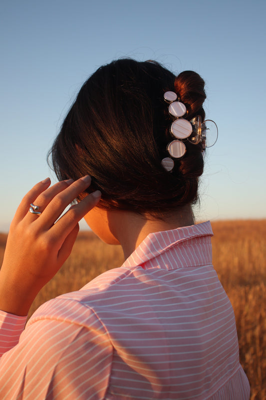 Marble Claw Clip