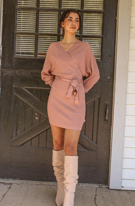 Wine & Dine Dress Mauve