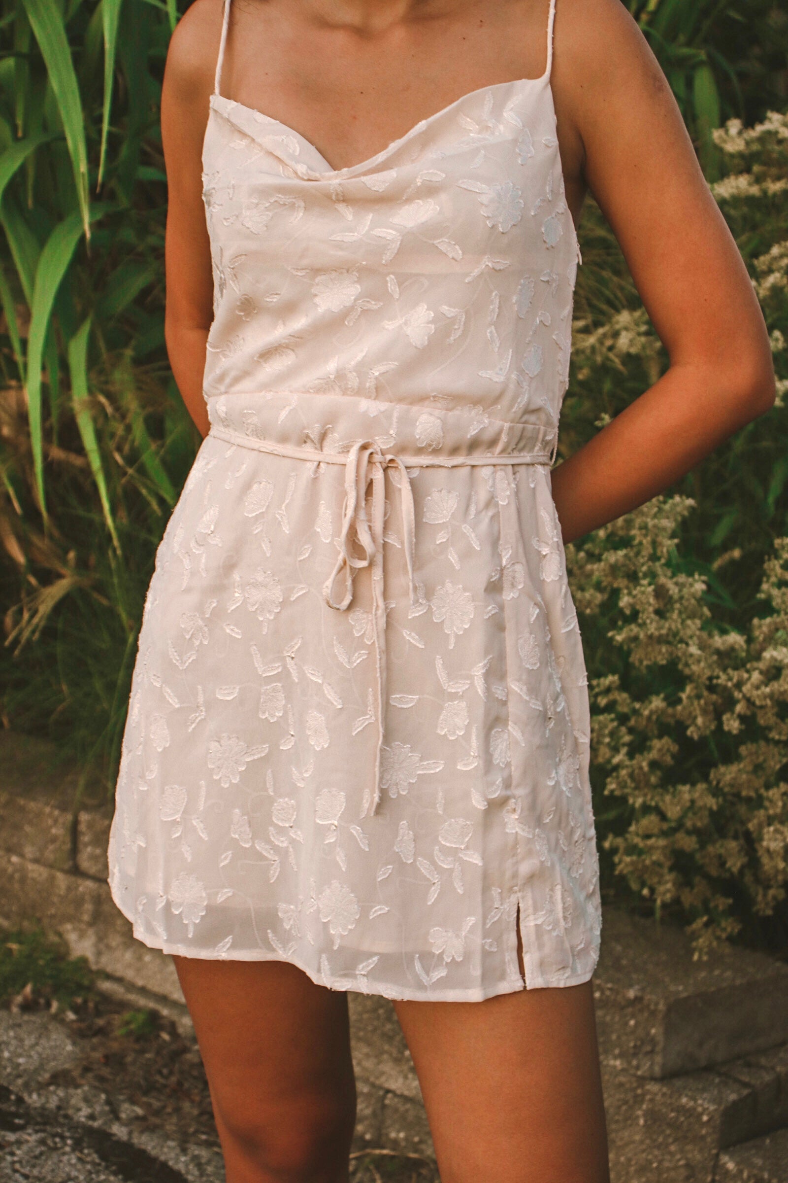 Penelope Mini Dress Cream M Penelope Mini Dress Cream M