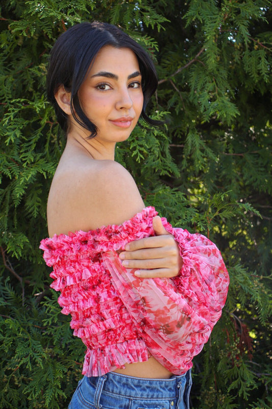 Love Story Top Pink/Red