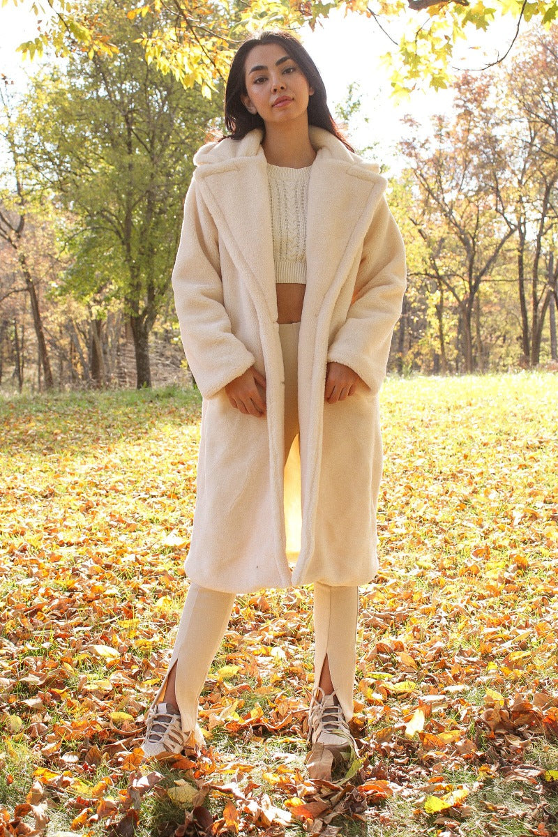 Loose fur coat【Ivory】ORGUE オルグ Loose fur coat【Ivory】ORGUE オルグ